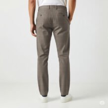 dar gray trouser back